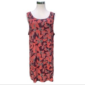 LOGO Lounge by Lori Goldstein Camo Tank Top XL Sleeveless Tunic